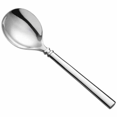 stainless soup spoon