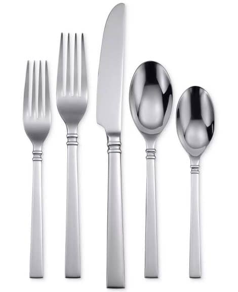 stainless flatware