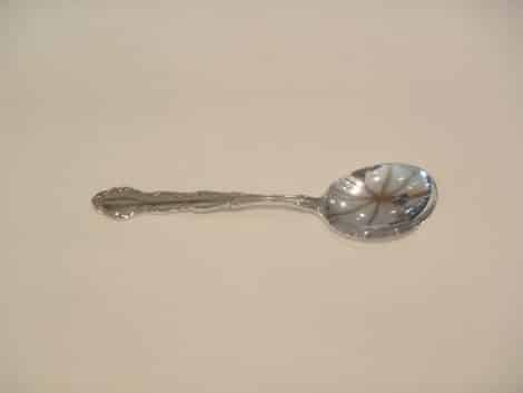 silver sugar spoon