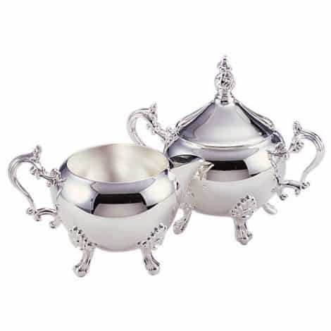 silver cream and sugar set