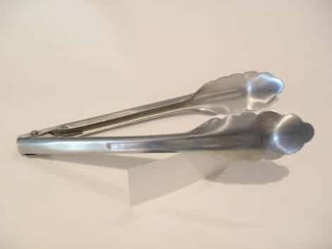 stainless tongs