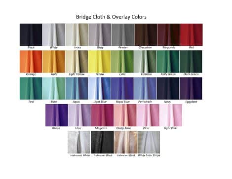 Bridge Cloth Colors