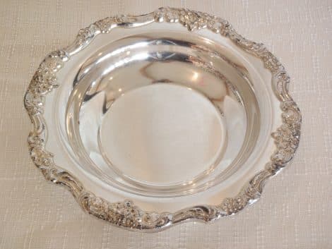 silver candy dish