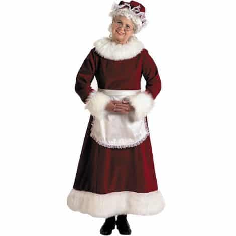 mrs santa costume deluxe velvet