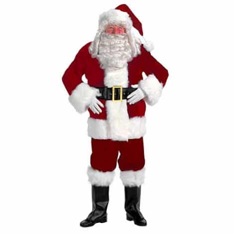 deluxe velvet santa suit costume