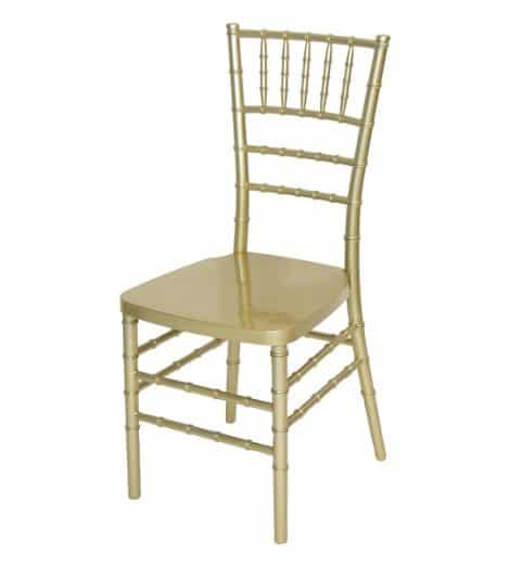 gold chivari chair