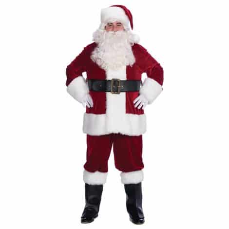 santa suit deluxe velvet