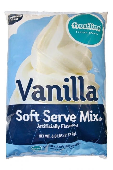 vanilla soft serve mix